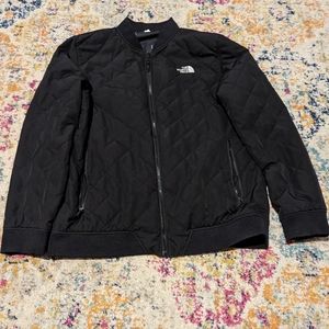 The North Face Bomber Jacket Reversible - Men's XL - Black & Camo